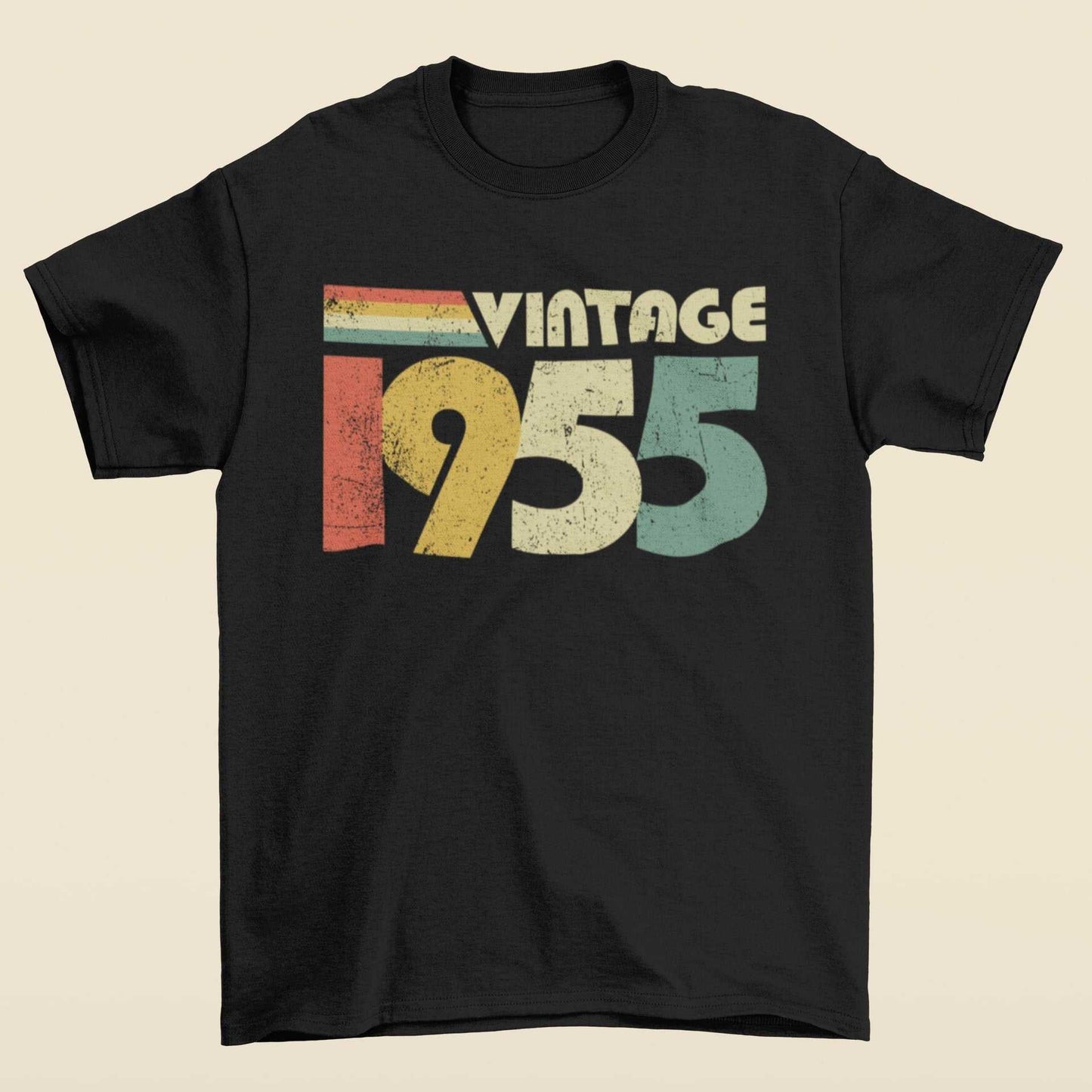 Galaxy Tees Men's 70th Birthday in 2025 T Shirt Vintage 1955 Gift IdeaGalaxy Tees