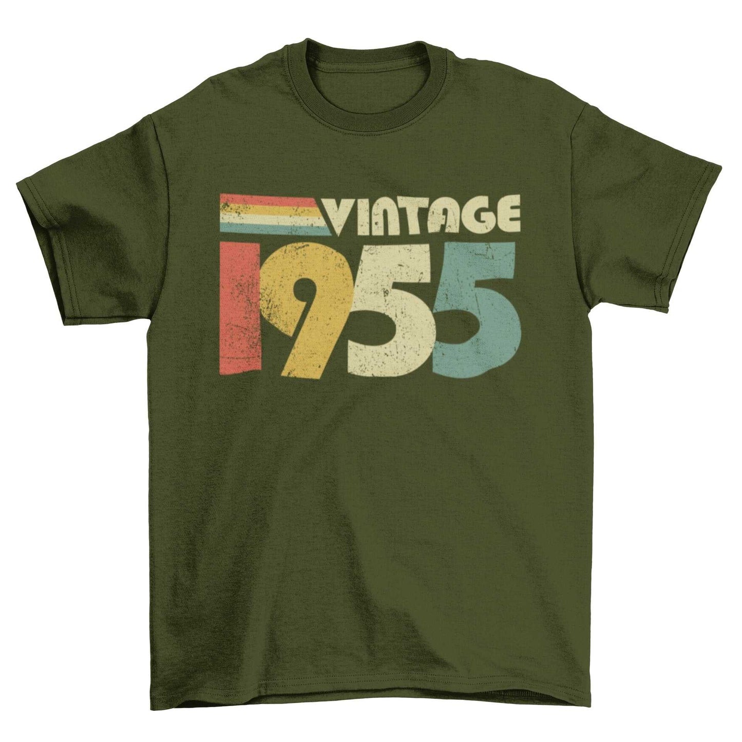 Galaxy Tees Men's 70th Birthday in 2025 T Shirt Vintage 1955 Gift IdeaGalaxy Tees