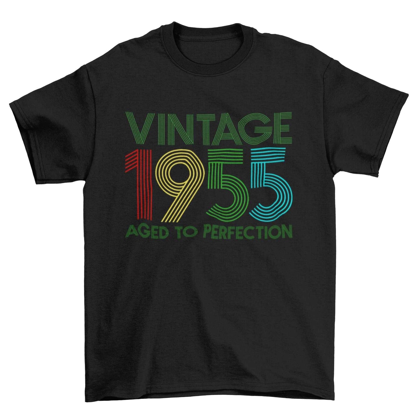 Galaxy Tees Mens 70th Birthday in 2025 T Shirt Vintage 1955 Aged To PeGalaxy Tees
