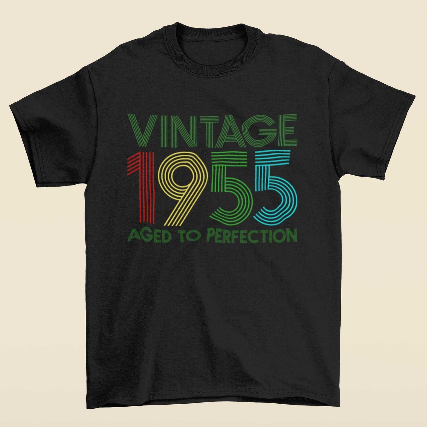 Galaxy Tees Mens 70th Birthday in 2025 T Shirt Vintage 1955 Aged To PeGalaxy Tees