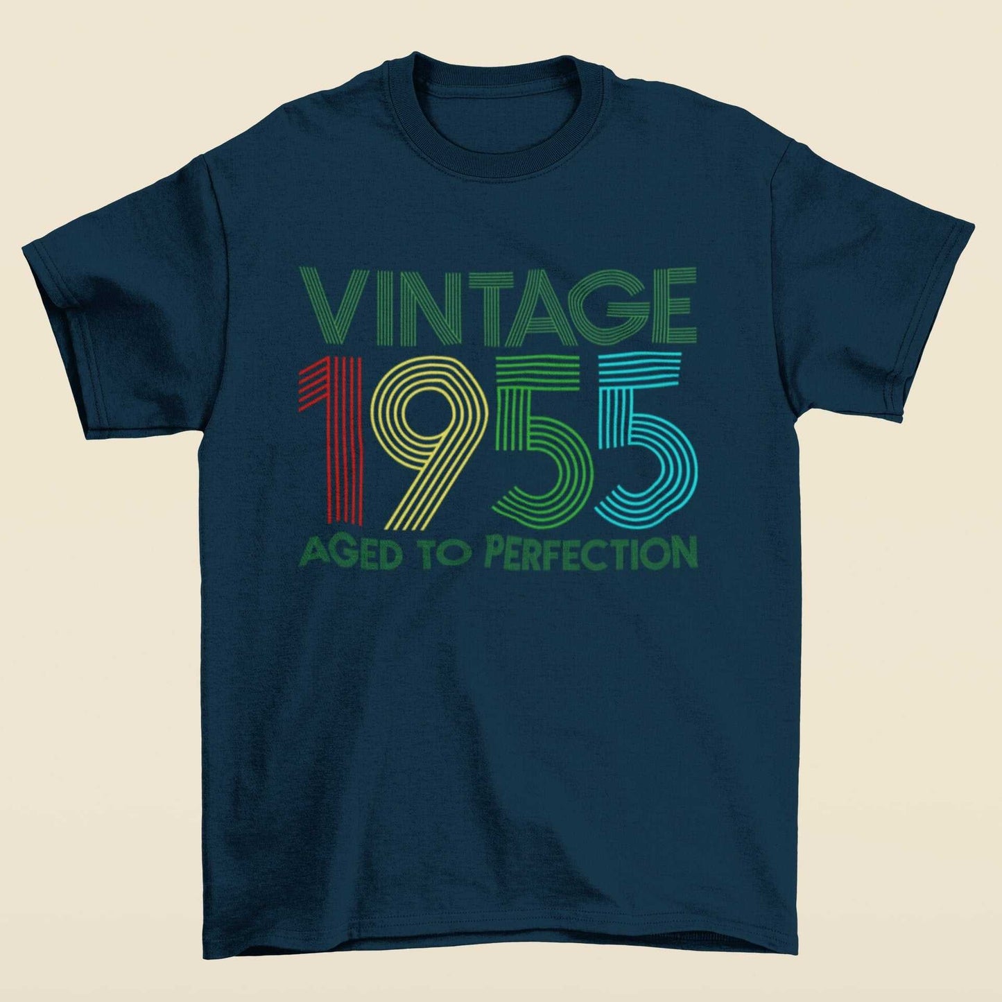 Galaxy Tees Mens 70th Birthday in 2025 T Shirt Vintage 1955 Aged To PeGalaxy Tees