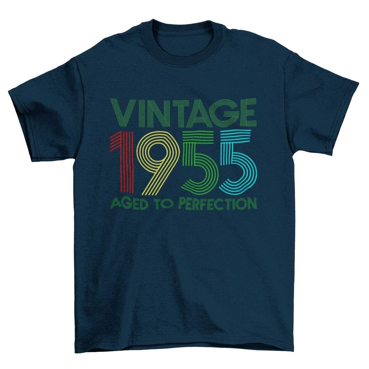 Galaxy Tees Mens 70th Birthday in 2025 T Shirt Vintage 1955 Aged To PeGalaxy Tees