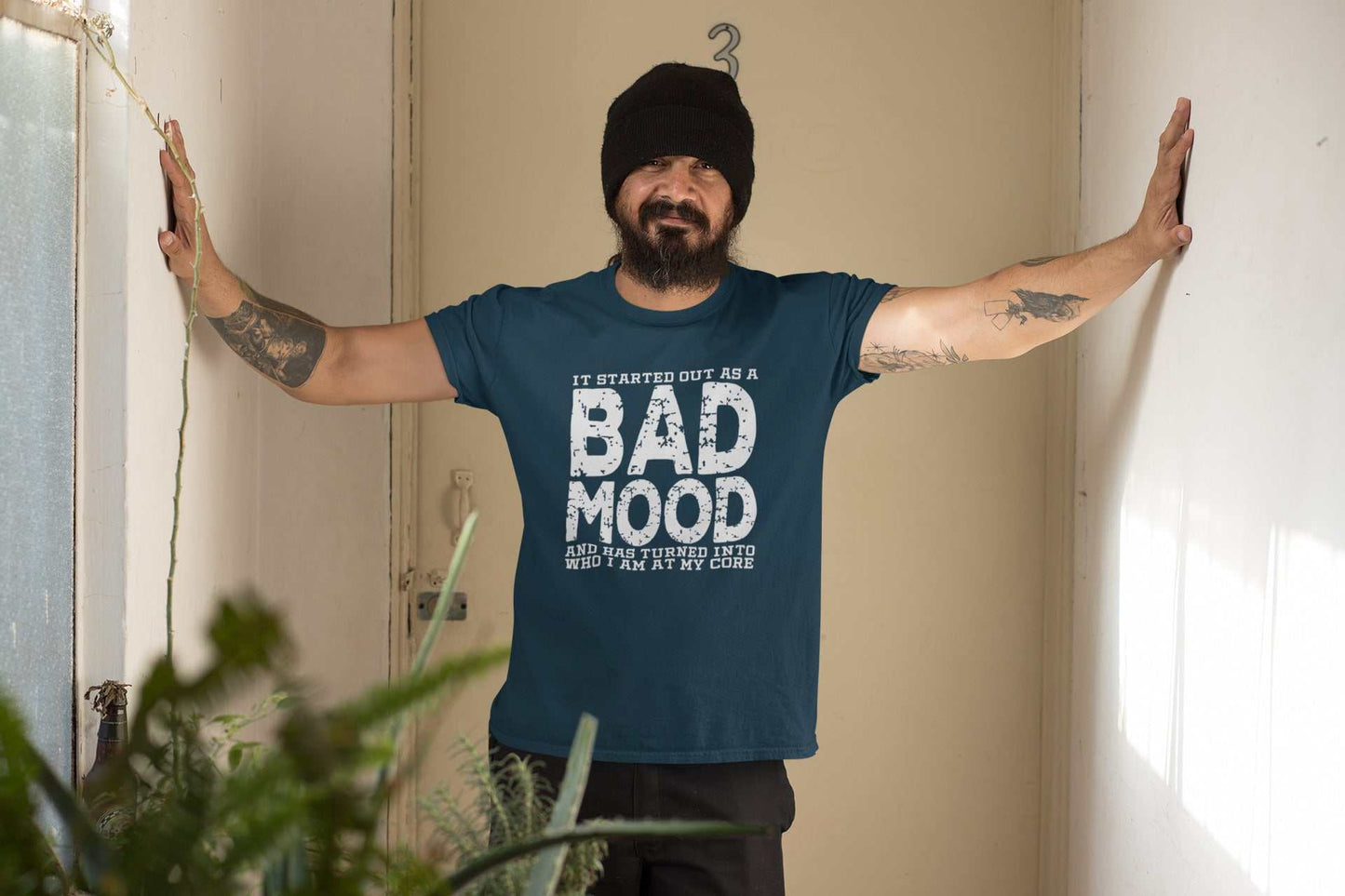 Bad Mood T-Shirt - Funny Sarcastic Quote Tee - Humour Statement CasualGalaxy Tees