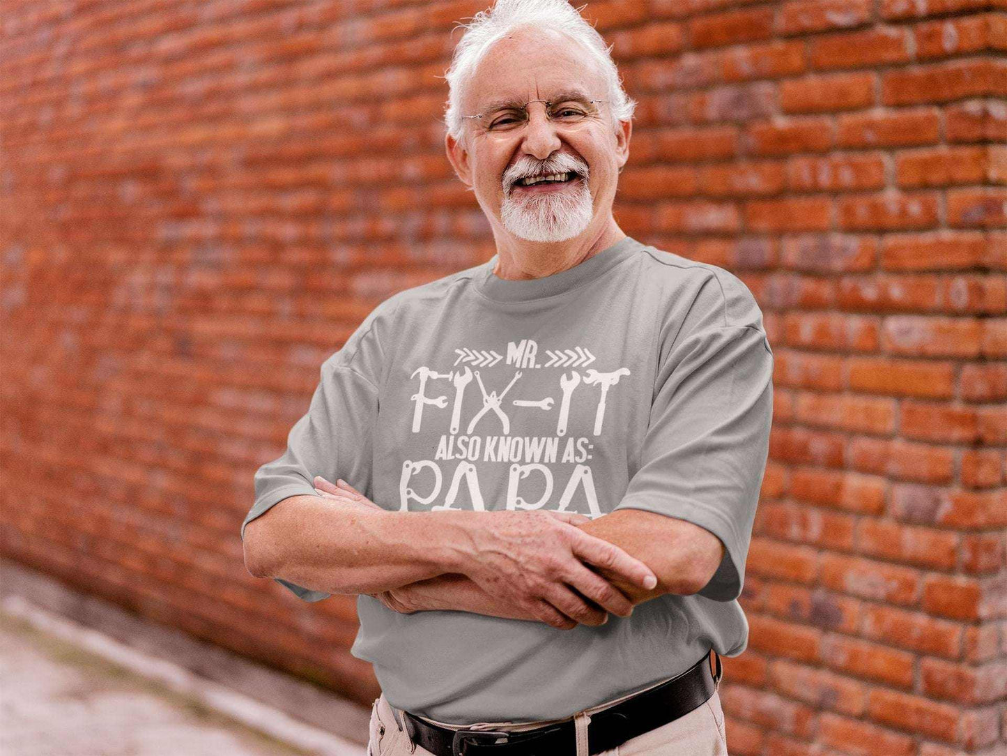 MR FIX IT Also Known As PAPA Funny T-Shirt Grandad Gift DIY Enthusiast T-Shirt