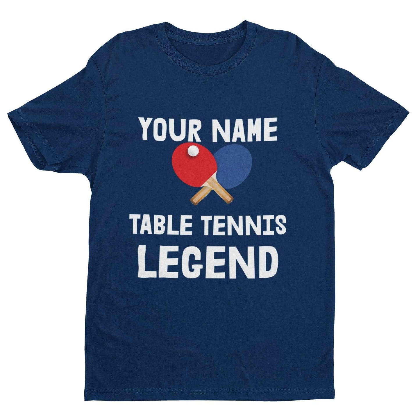 Personalised Kids''' Personalised Table Tennis Legend T-Shirt - Custom Name Ping Pong T-Shirt T-Shirt Gift