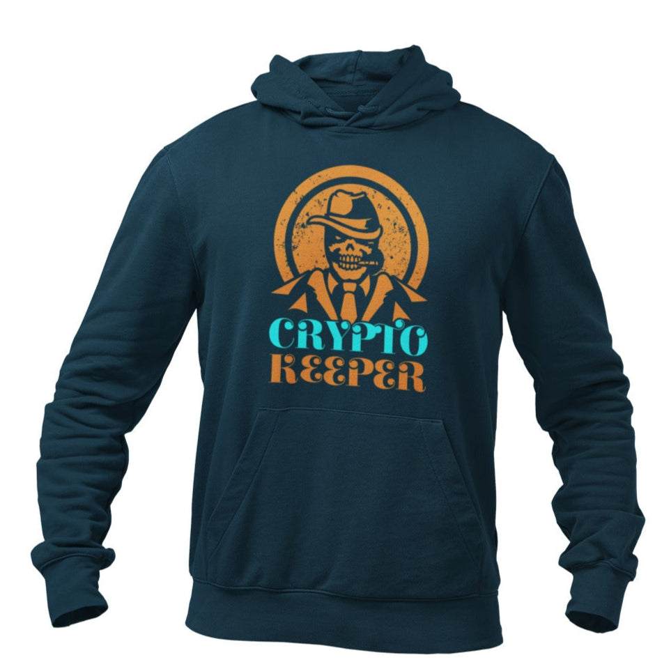 Crypto Keeper Bitcoin Hoodie | Cryptocurrency Trading Sweatshirt | Bitcoin Gift