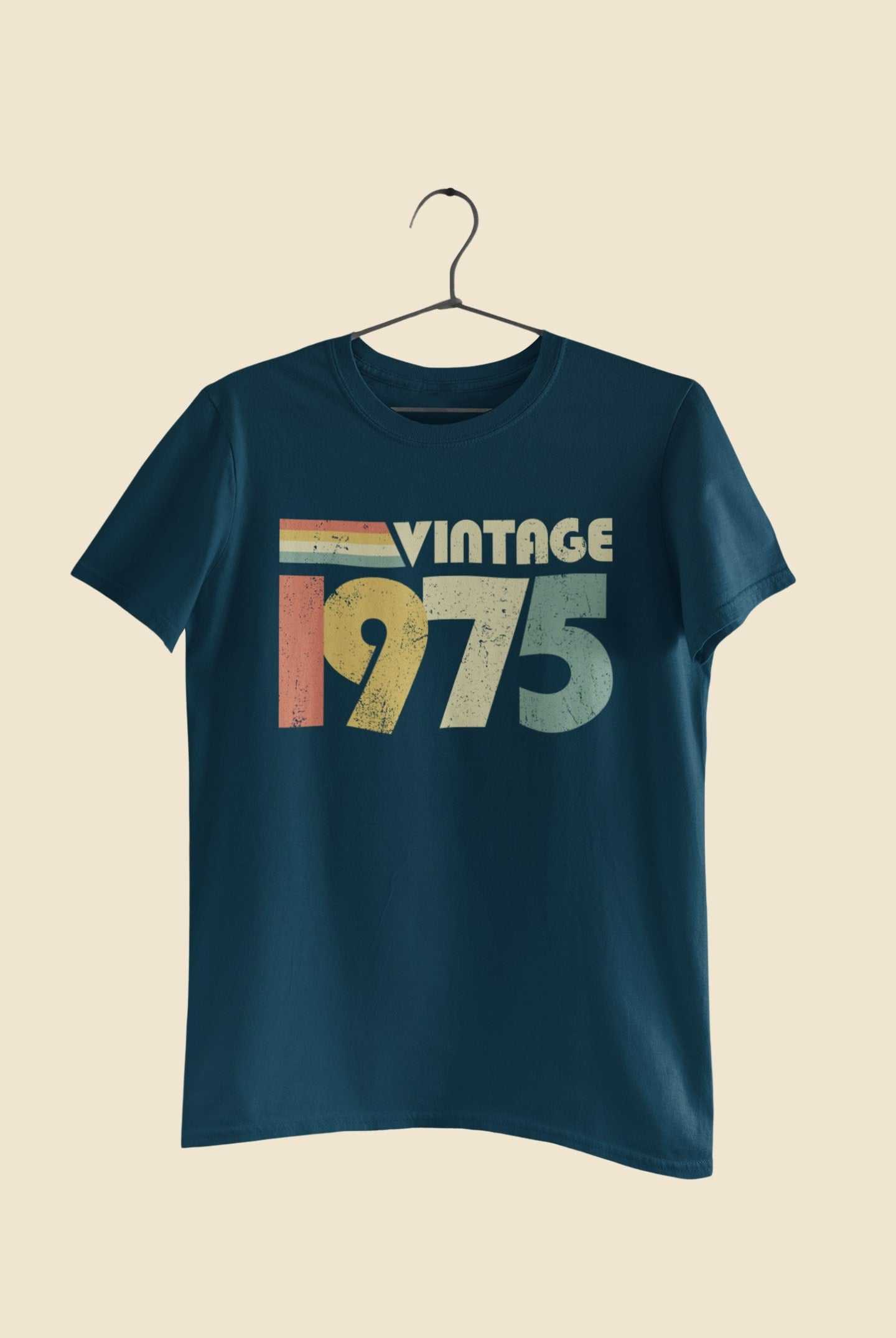 Galaxy Tees Mens 50th Birthday in 2025 T Shirt Vintage 1975 Gift Idea Galaxy Tees