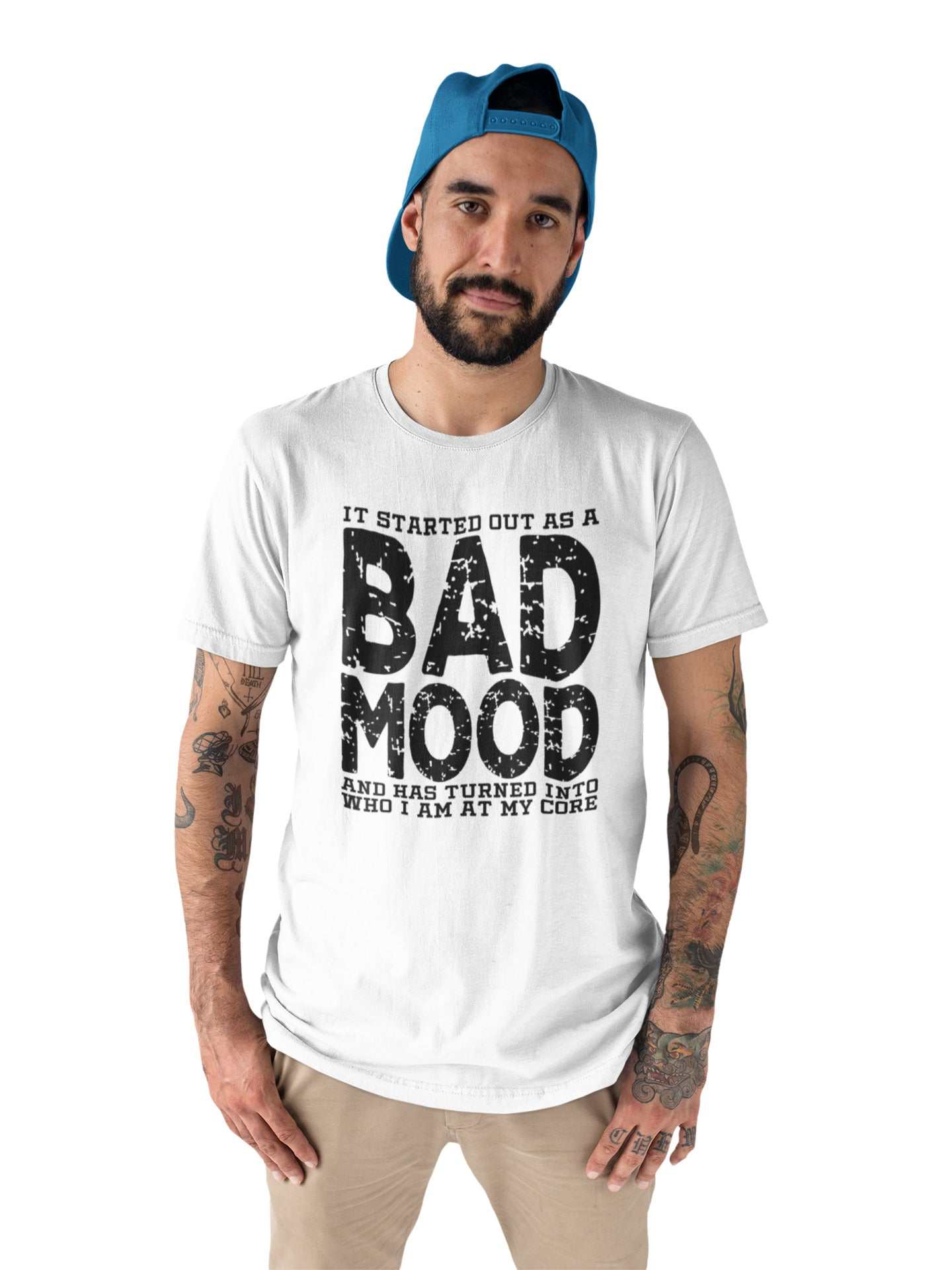 Bad Mood T-Shirt - Funny Sarcastic Quote Tee - Humour Statement CasualGalaxy Tees