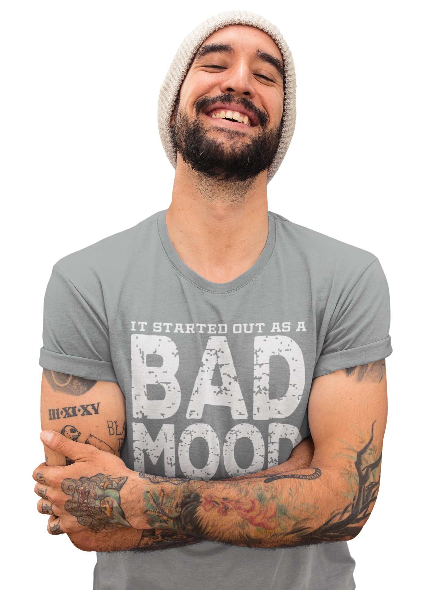 Bad Mood T-Shirt - Funny Sarcastic Quote Tee - Humour Statement CasualGalaxy Tees