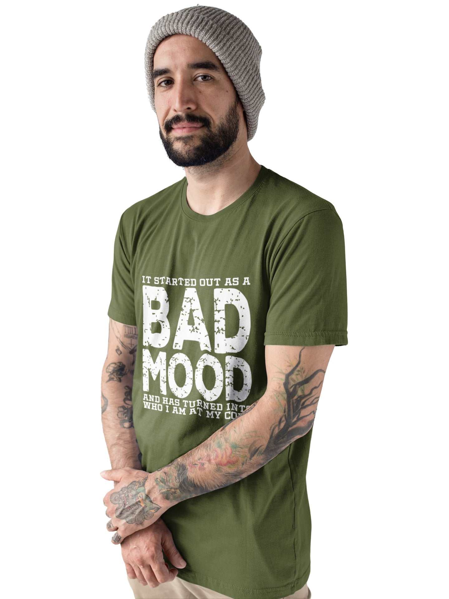 Bad Mood T-Shirt - Funny Sarcastic Quote Tee - Humour Statement CasualGalaxy Tees