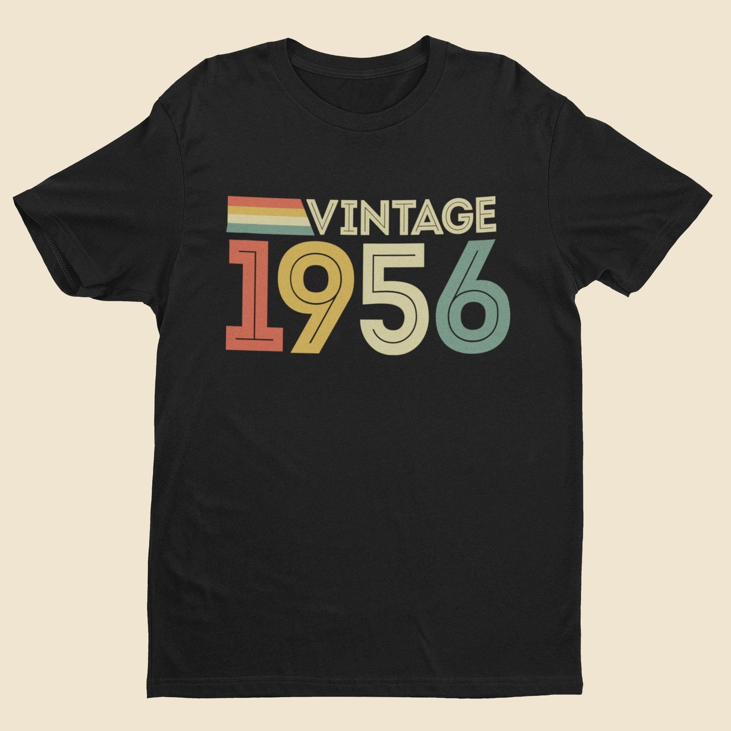 Vintage 1956 T-Shirt - 70th Birthday 2026 Retro Gift T-Shirt
