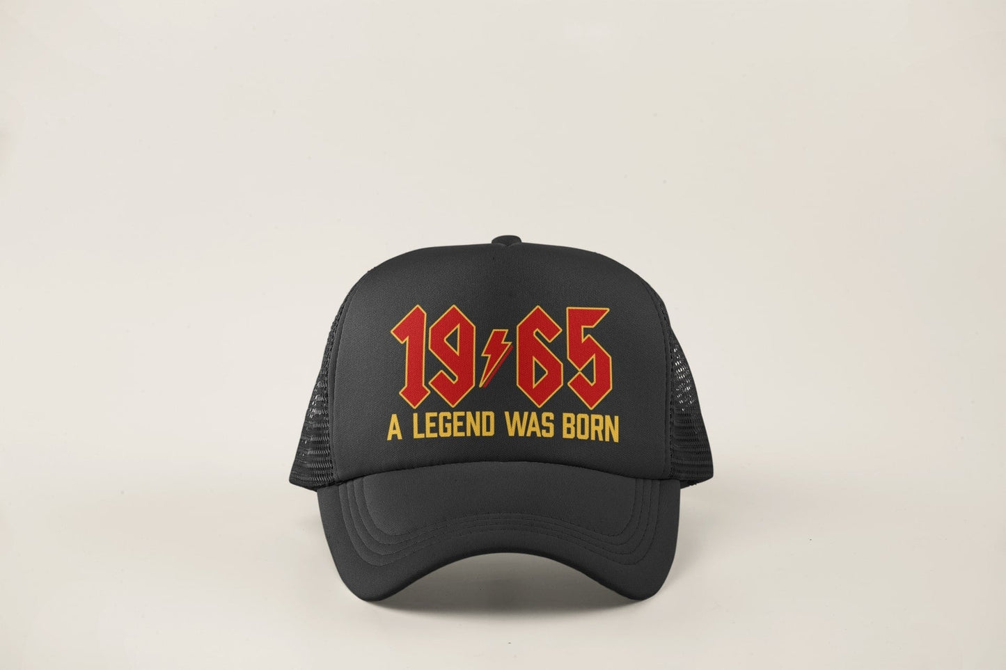 60th Birthday Gifts 2025 Trucker Cap 1965 A Legend Was Born Retro RockGalaxy Tees