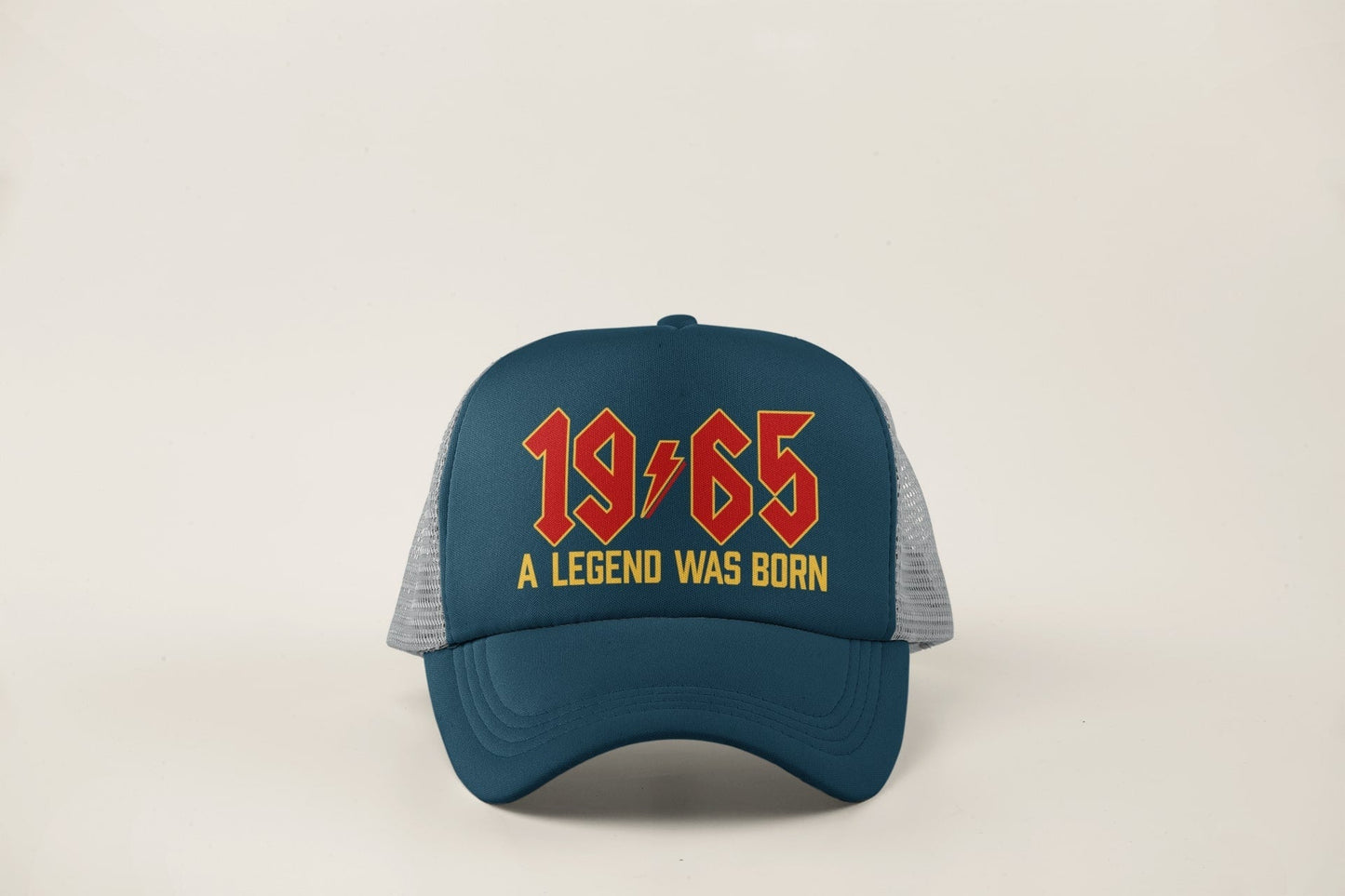 60th Birthday Gifts 2025 Trucker Cap 1965 A Legend Was Born Retro RockGalaxy Tees