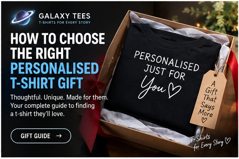How to Choose the Right Personalised T-Shirt Gift