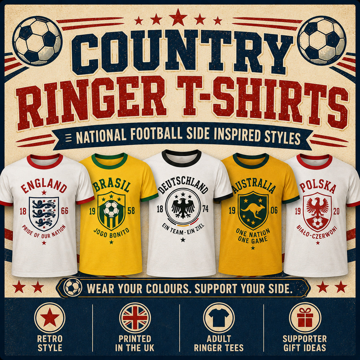 Country Ringer T-Shirts