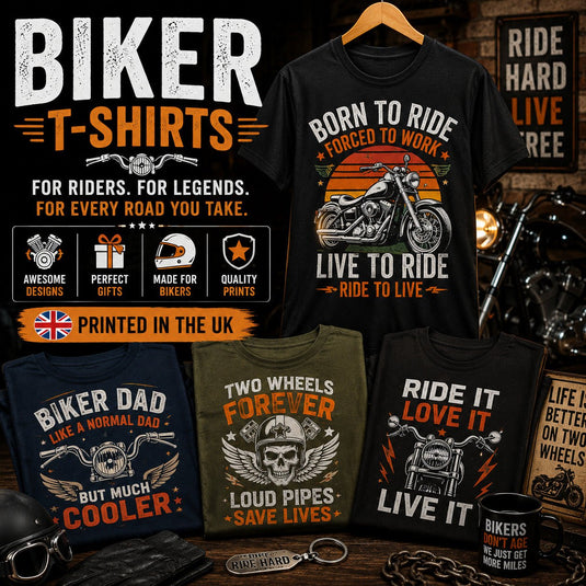 Biker T-Shirts - Galaxy Tees