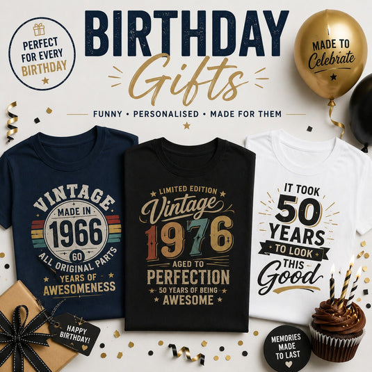 Birthday Gifts - Galaxy Tees