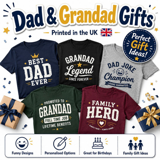 Dad & Grandad Gifts - Galaxy Tees