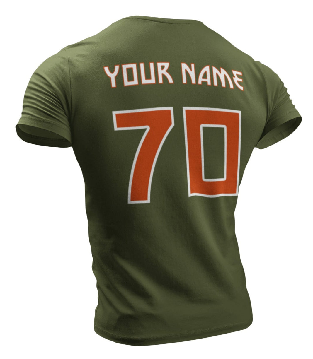 70th T Shirt 1955 A Legend Was Born With Name on Back For 2025 Birthdays Gift