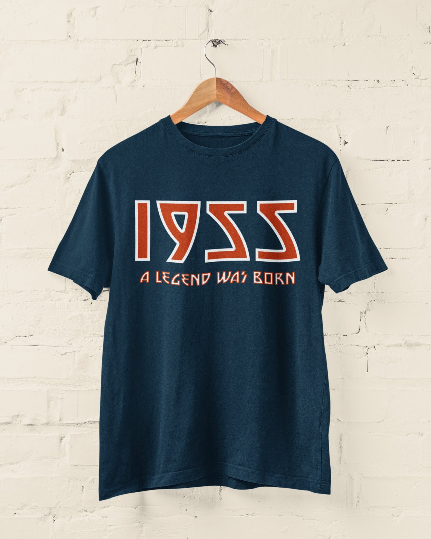 70th T Shirt 1955 A Legend Was Born With Name on Back For 2025 Birthdays Gift