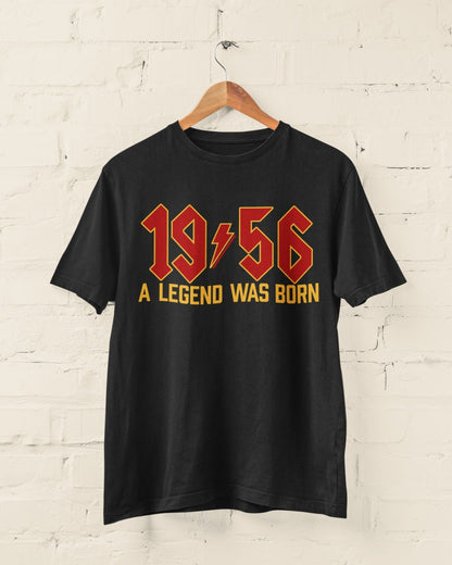 1956 A Legend Was Born - 70th Birthday T-Shirt (70 in 2026) Rock Style T-Shirt T-Shirt Gift