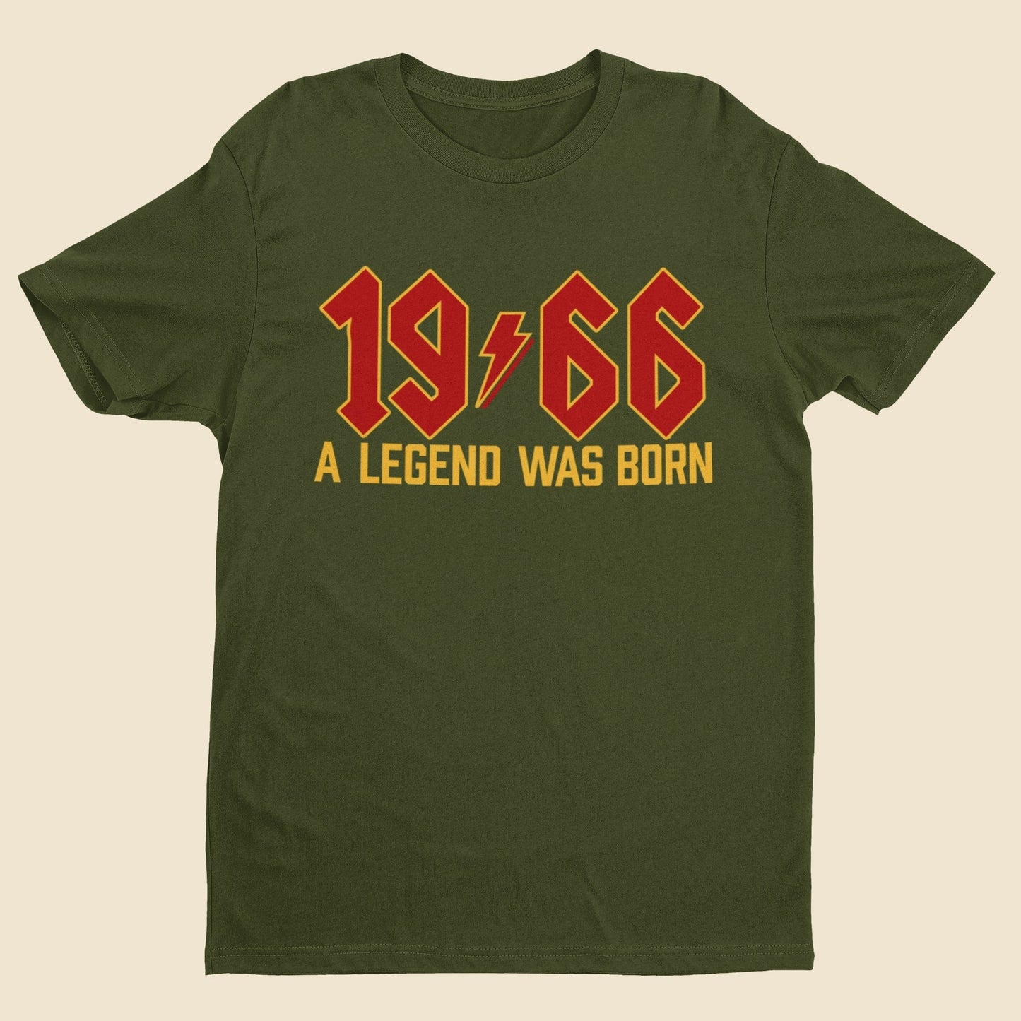 1966 A Legend Was Born - 60th Birthday Rock Style T-Shirt T-Shirt Gift