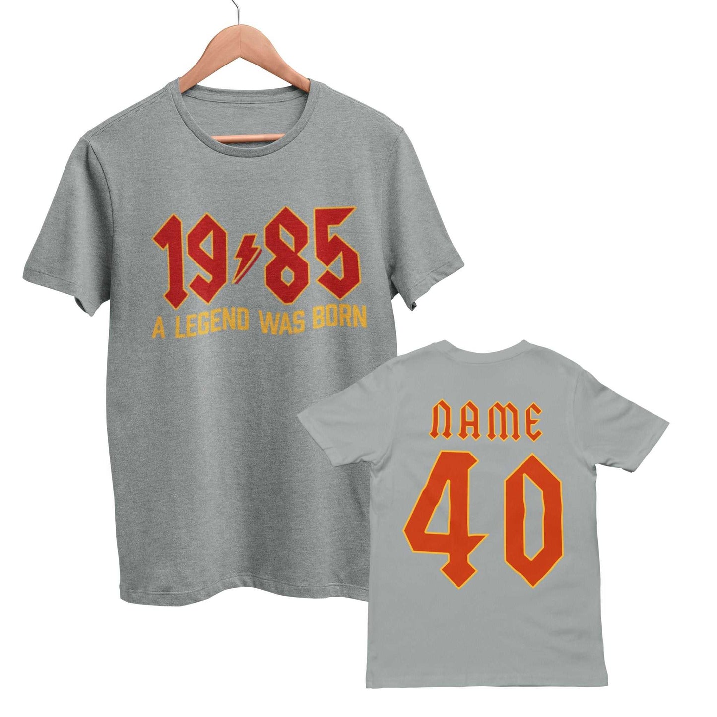 2025 Birthday PERSONALISED 40th2025 Birthday PERSONALISED 40th T Shirt 1985 A Legend Was Born With Ba