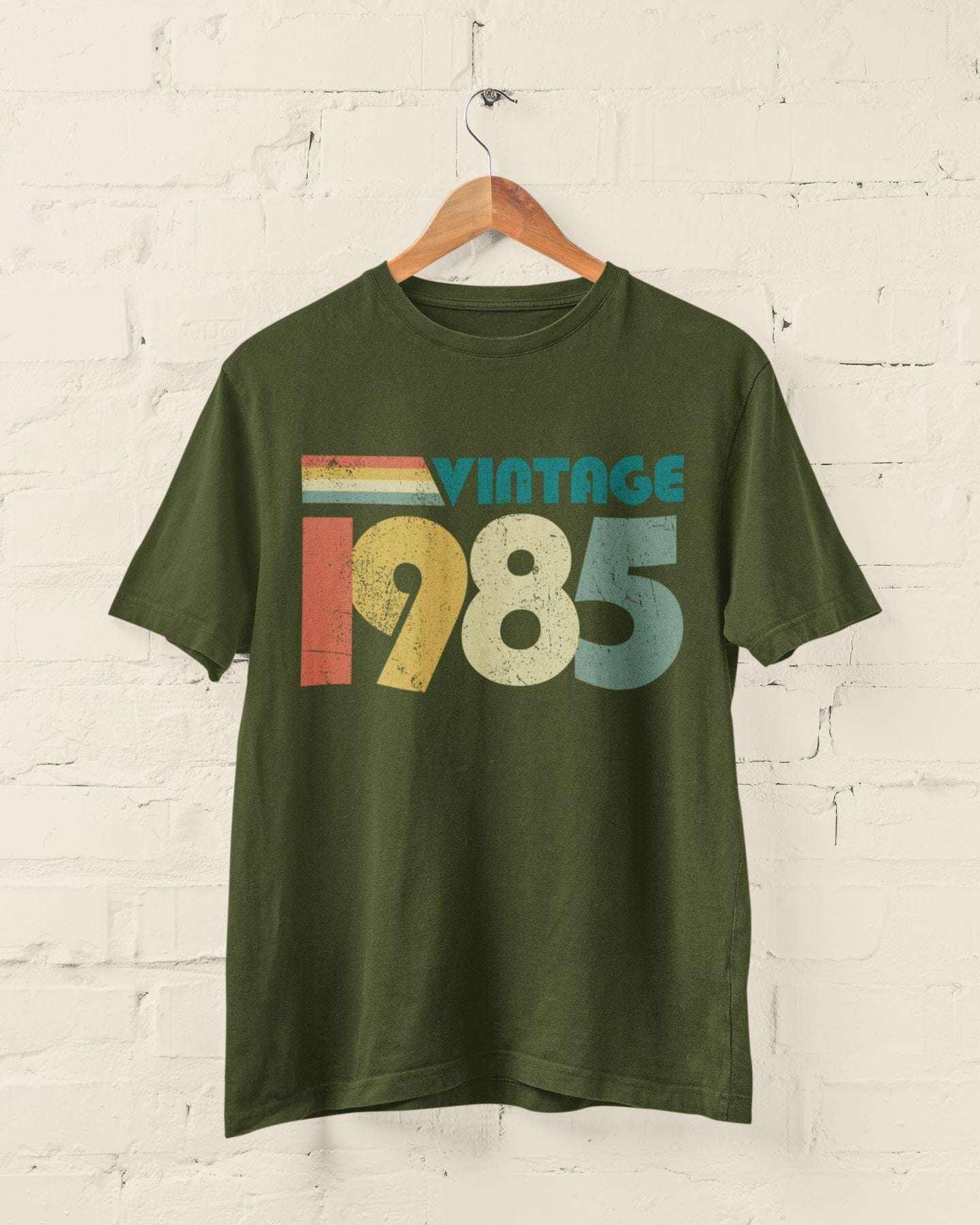 40th Birthday in 2025 T Shirt Vintage 1985 Retro Style Design Gift IdeGalaxy Tees