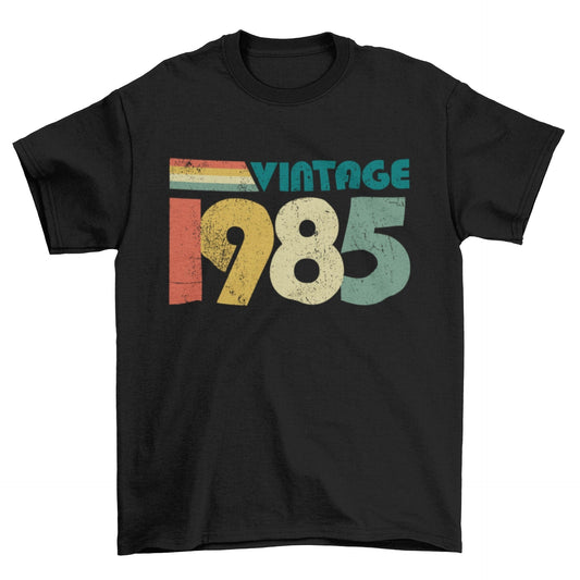 40th Birthday in 2025 T Shirt Vintage 1985 Retro Style Design Gift IdeGalaxy Tees