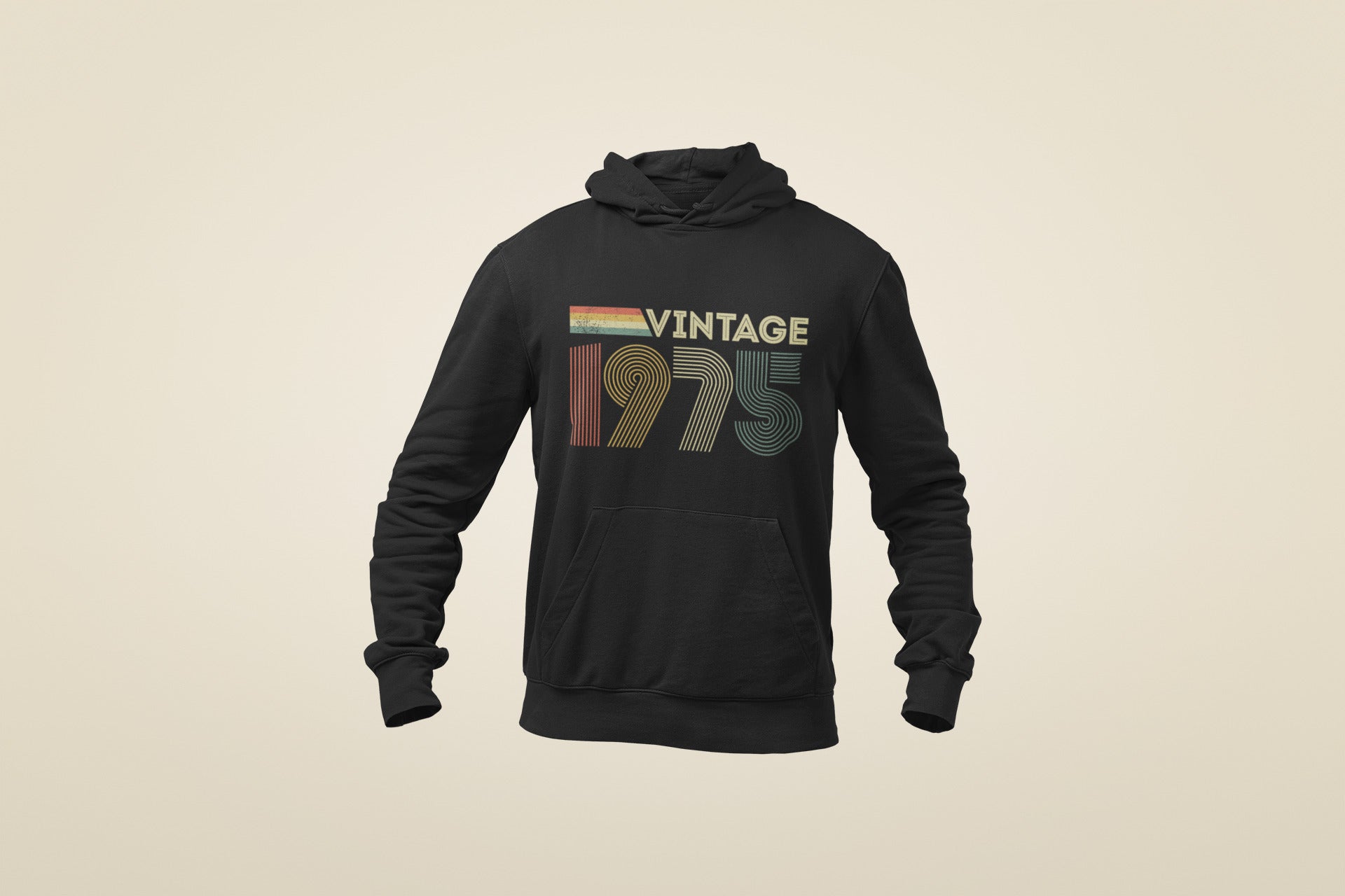 Vintage 1975 Hoodie Retro 50th Birthday Gift Idea for 2025 CelebrationGalaxy Tees