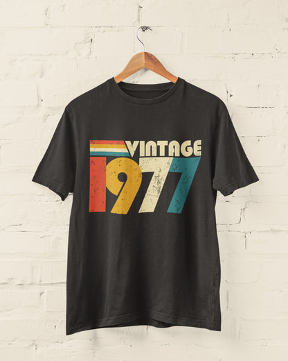 Vintage 1977 50th Birthday T-Shirt for 2027