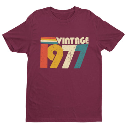 Vintage 1977 50th Birthday T-Shirt for 2027