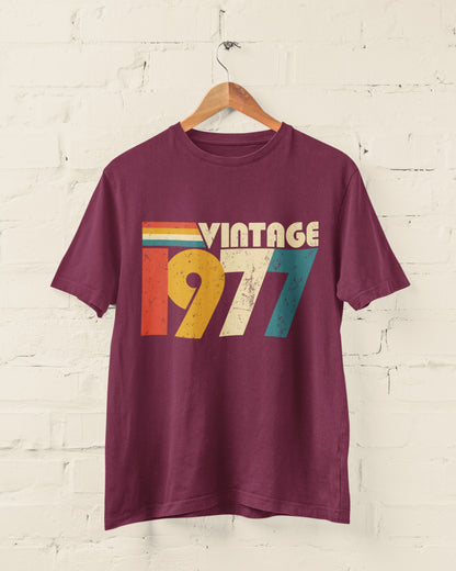 Vintage 1977 50th Birthday T-Shirt for 2027