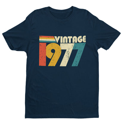 Vintage 1977 50th Birthday T-Shirt for 2027