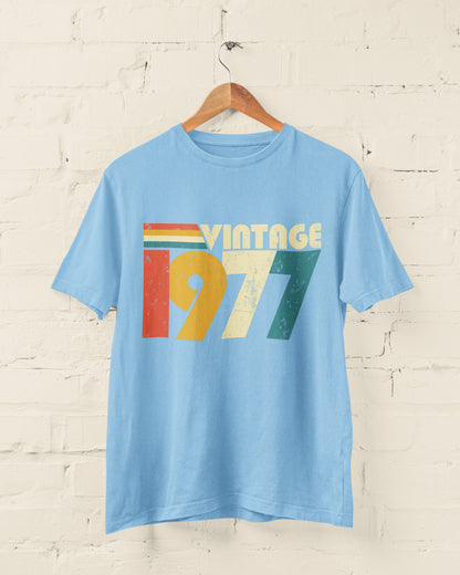 Vintage 1977 50th Birthday T-Shirt for 2027
