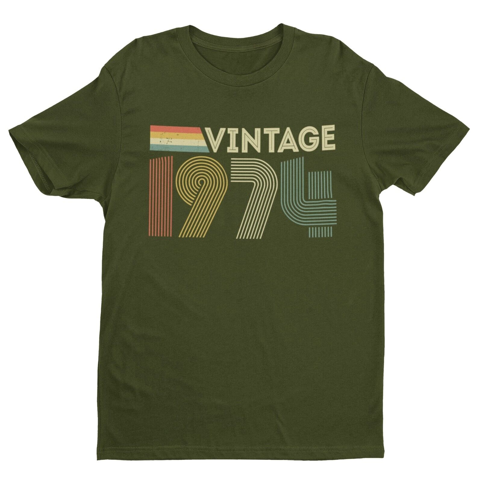 50th Birthday in 2024 T Shirt Vintage 1974 Retro Design Gift Idea PresGalaxy Tees