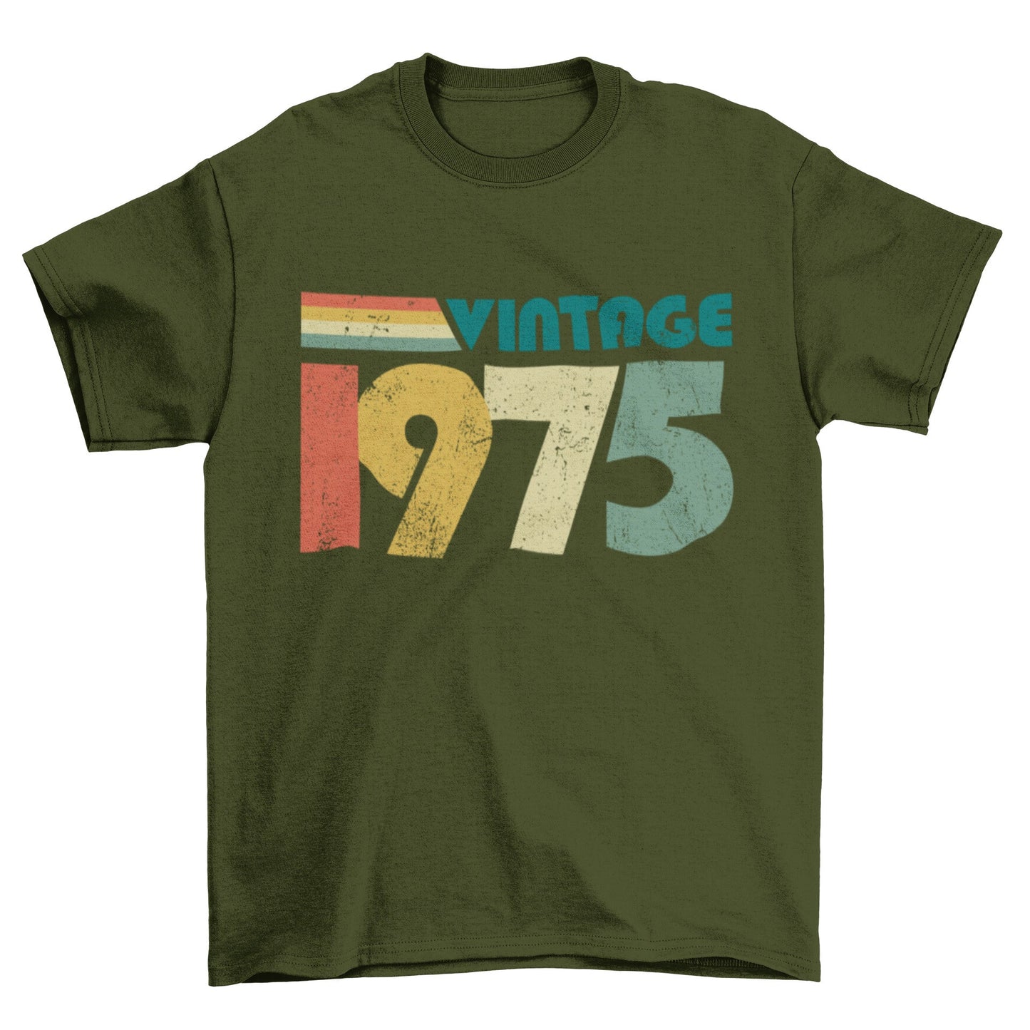 50th Birthday in 2025 T Shirt Vintage 1975 Retro Style Design Gift IdeGalaxy Tees