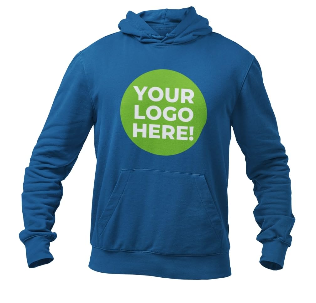 Galaxy Tees Unisex Custom Printed Hoodie with Image and/or Text - Front, Back, or Both - Galaxy Tees