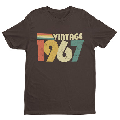 Vintage 1967 T-Shirt - 60th Birthday in 2027