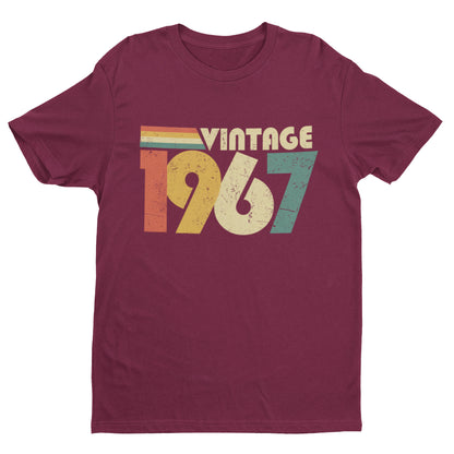 Vintage 1967 T-Shirt - 60th Birthday in 2027