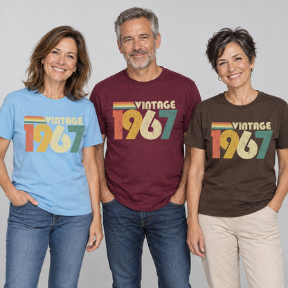 Vintage 1967 T-Shirt - 60th Birthday in 2027