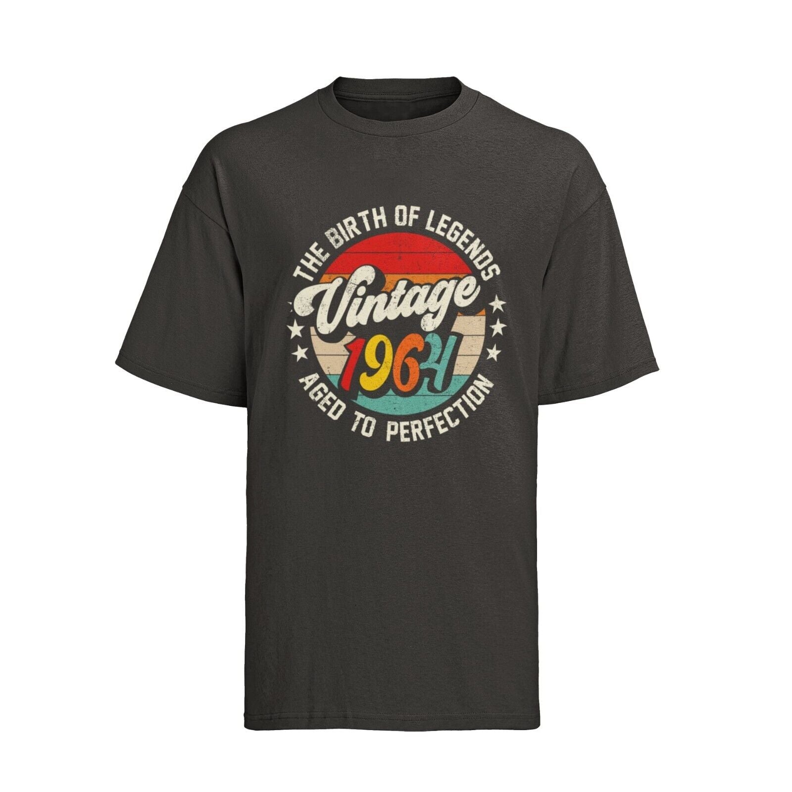 60th Birthday in 2024 T Shirt Vintage 1964 Birth Of Legends Aged To PeGalaxy Tees