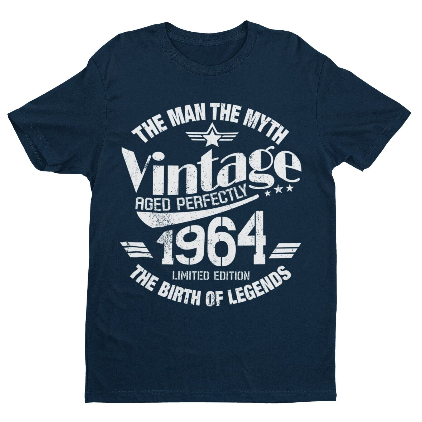 60th Birthday in 2024 T Shirt Vintage 1964 The Man Myth Legend  ClassiGalaxy Tees