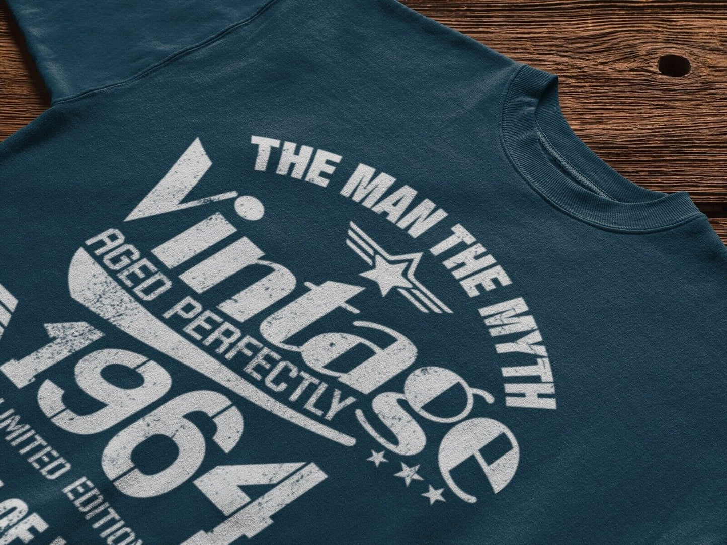 60th Birthday in 2024 T Shirt Vintage 1964 The Man Myth Legend  ClassiGalaxy Tees