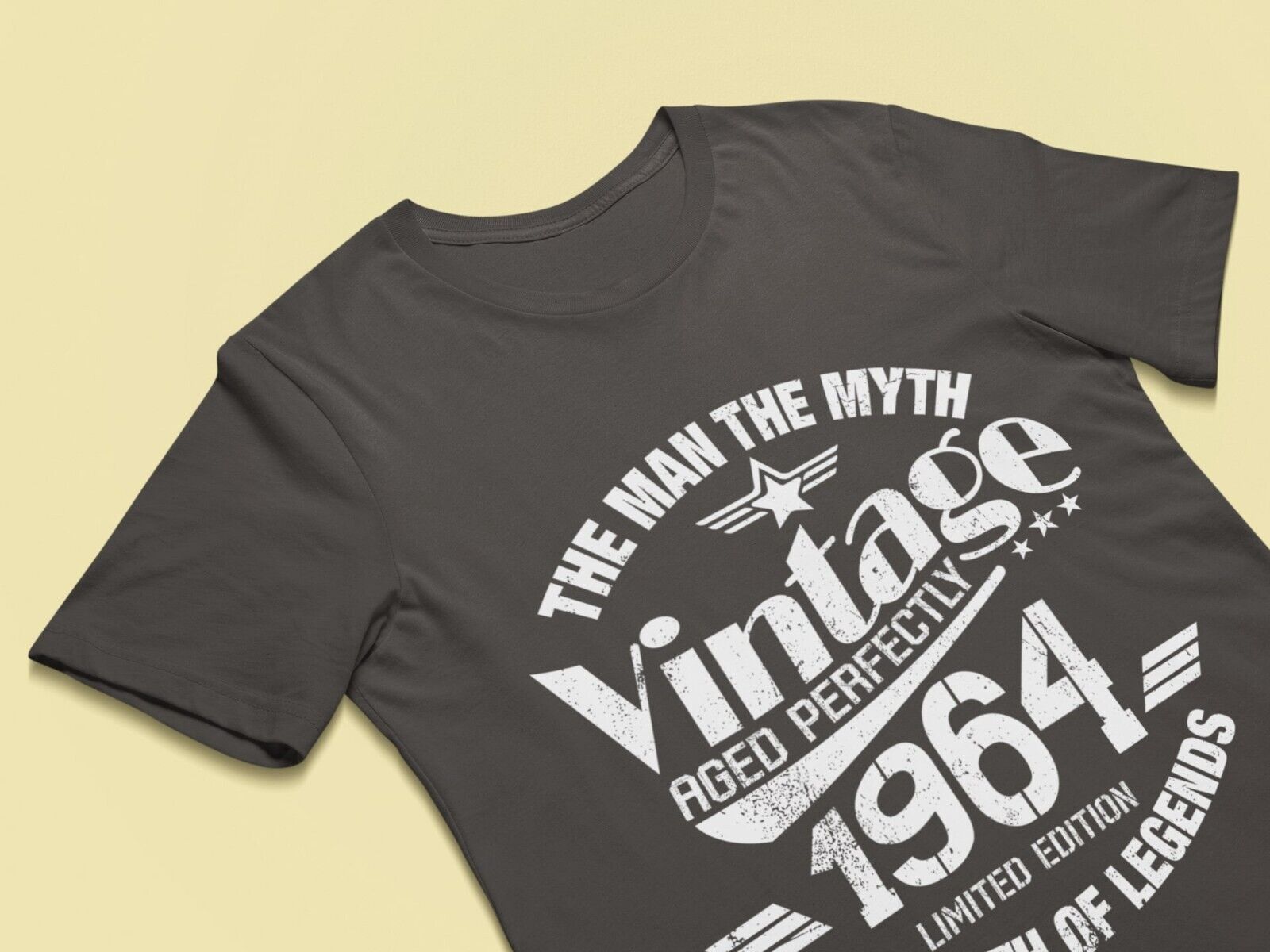 60th Birthday in 2024 T Shirt Vintage 1964 The Man Myth Legend  ClassiGalaxy Tees