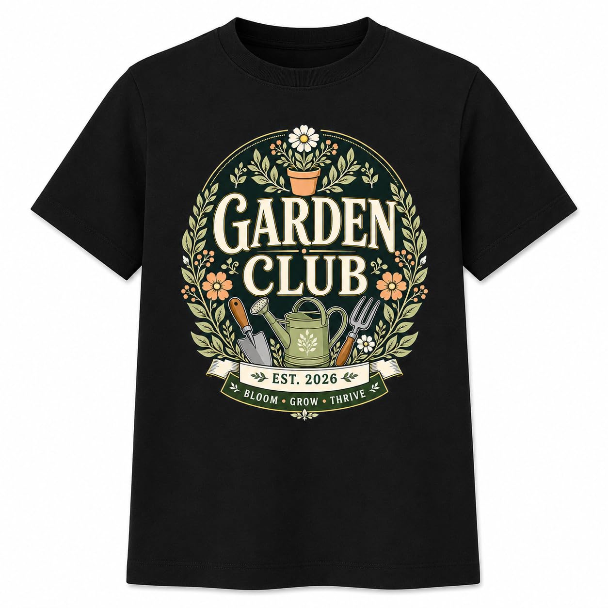Kids Garden Club T-Shirt Vintage Gardening Gift T-Shirt Boys Girls Little Gardener Top - Galaxy Tees