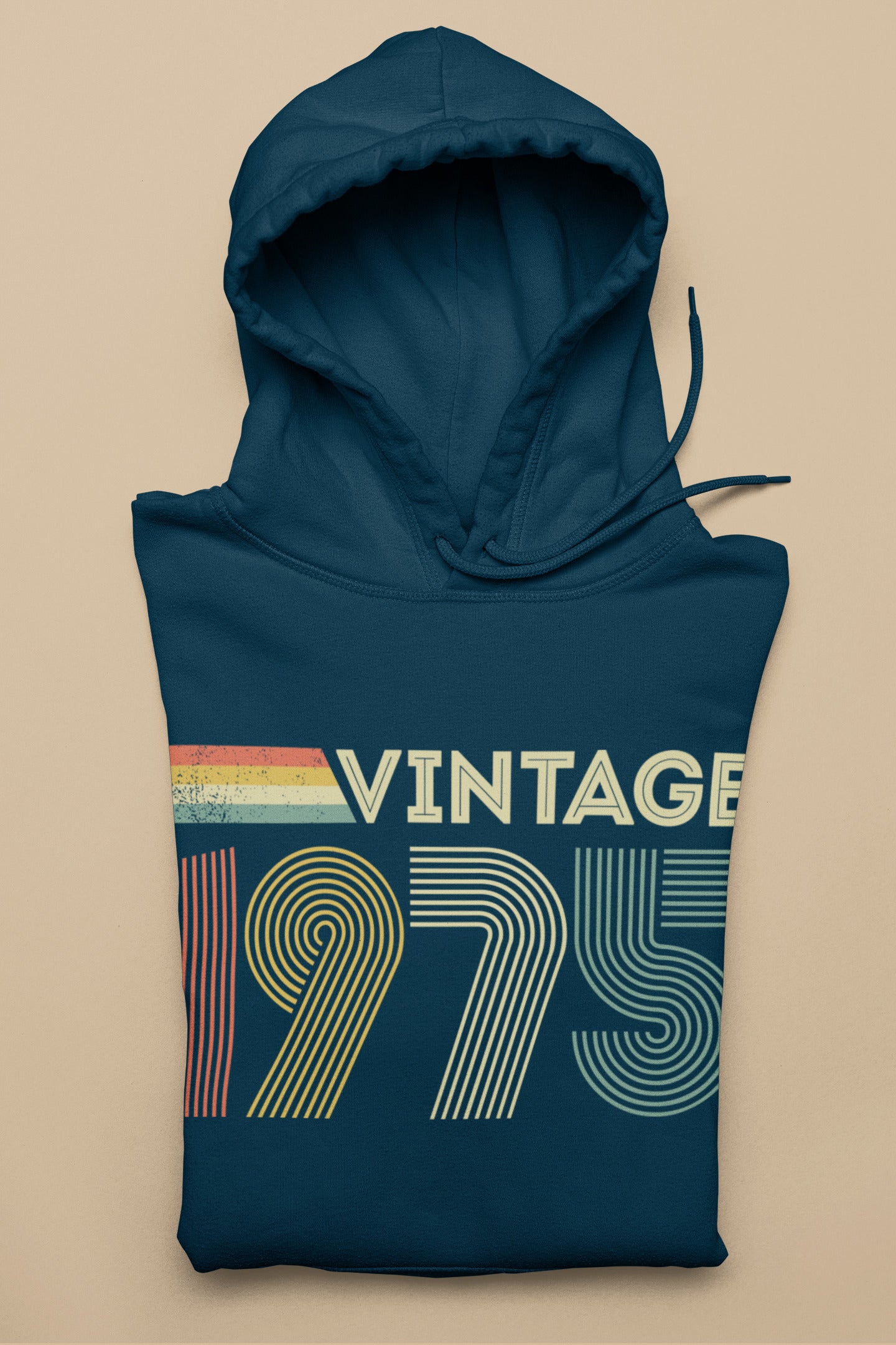 Vintage 1975 Hoodie Retro 50th Birthday Gift Idea for 2025 CelebrationGalaxy Tees