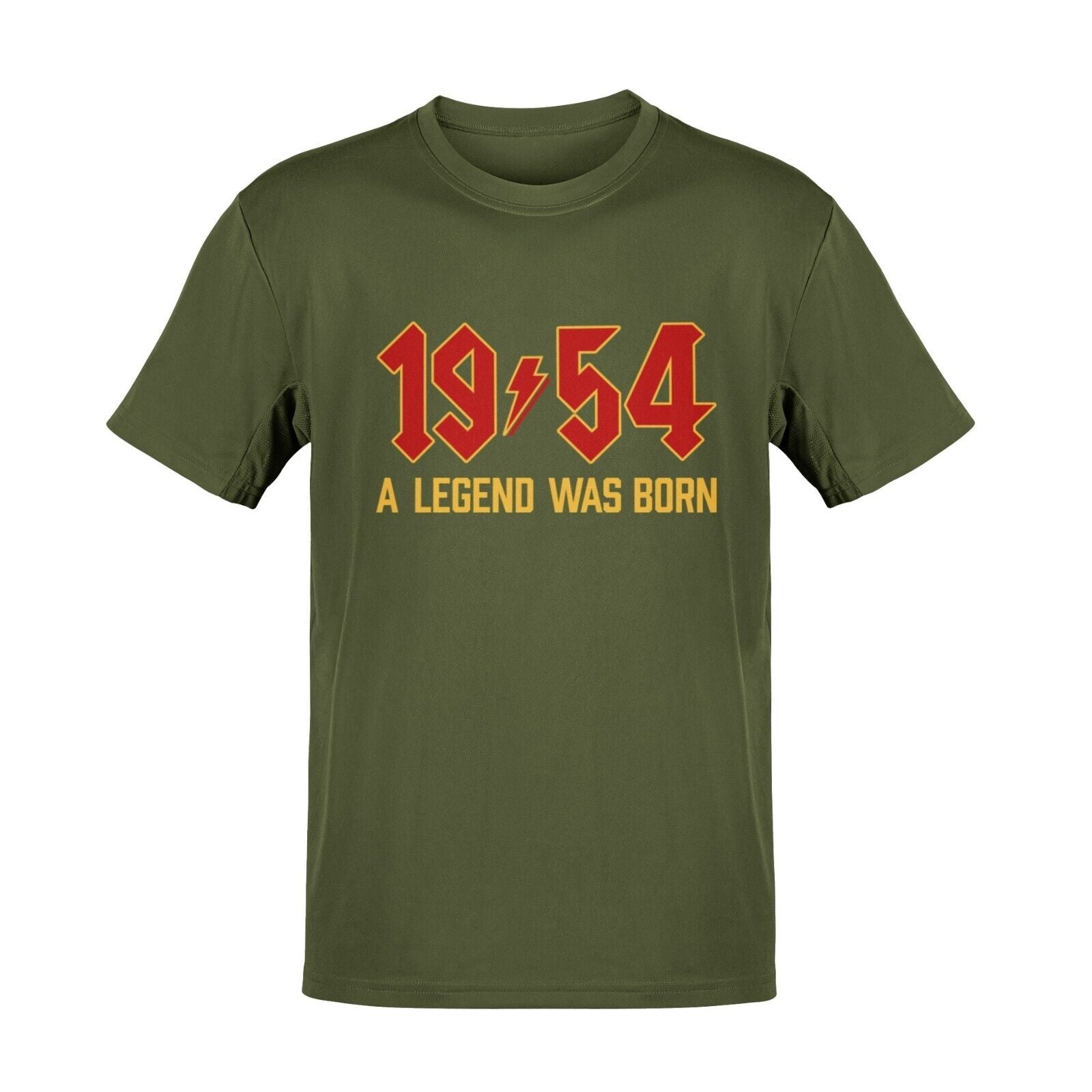 70th T Shirt 1954 A Legend Was Born With Name on Back For 2024 BirthdaGalaxy Tees