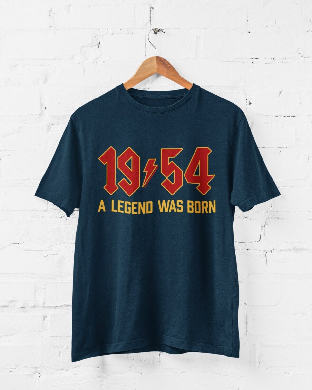 70th T Shirt 1954 A Legend Was Born With Name on Back For 2024 BirthdaGalaxy Tees