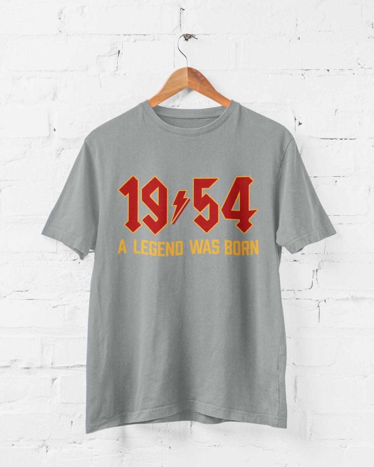 70th T Shirt 1954 A Legend Was Born With Name on Back For 2024 BirthdaGalaxy Tees